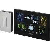 Emos Weerstation + 1 sensor, Weerstation, Zwart