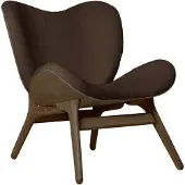 UMAGE A Conversation Piece Loungestoel Laag Dark Oak | Teddy Brown
