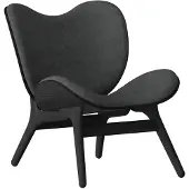 UMAGE A Conversation Piece Loungestoel Laag Black Oak | Shadow