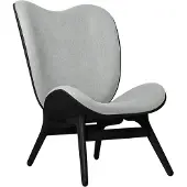 UMAGE A Conversation Piece Loungestoel Hoog Black Oak | Sterling