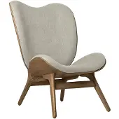 UMAGE A Conversation Piece Loungestoel Hoog Dark Oak | White Sands