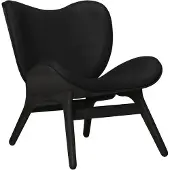 UMAGE A Conversation Piece Loungestoel Laag Black Oak | Black