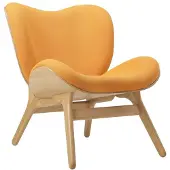 UMAGE A Conversation Piece Loungestoel Laag Oak | Tangerine