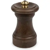 Peugeot Klassieke Houten Pepermolen 10 cm – Beukenhout Gepatineerd – Heruitgave 1874