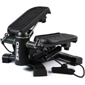 Zipro Roam Stepper met display - Met weerstandsbanden - Home gym fitnessapparaat - Thuis sporten - Twist fitness - Mini cardio home trainer - Aerobic stepper - Hydraulische Demper - Crossfit