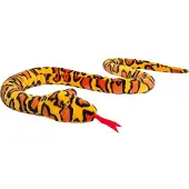 Teddy HERMANN® Slang orange - geel patroon 175 cm