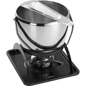Spring Vuurtonnen stempelset, Fondue Set, Zilver