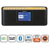 Lenco PDR-045BK - DAB+ radio met Bluetooth 5.0 - Zwart