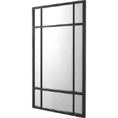 En.casa Spiegel Colobraro hangend 90x60 cm zwart mat