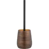 Wenko Toiletset Palena bronskleur, met verwisselbare borstelkop