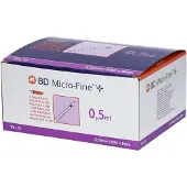 Embecta Micro-Fine Insulinespuiten U-100 0,5ML 8MM 30G (100 stuks)