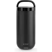 Ember Tumbler Koffiebeker - Thermosbeker met Instelbare Temperatuur - Koffiebekers To Go - Reisbeker voor Koffie & Thee - Thermosfles met Mobiele App - 473 ML - Zwart