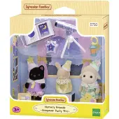 Sylvanian Families 5750 Trio Peutervriendjes Pyjama Party- inclusief 3 fluweelzachte speelfiguren