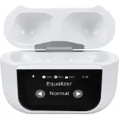 Technaxx BT-X72 In Ear headset Bluetooth Stereo Wit Noise Cancelling Indicator voor batterijstatus, Headset, Oplaadbox, Volumeregeling, Touchbesturing