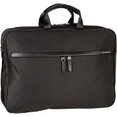 Mandarina Duck Handtas Schoudertas met laptopvak Hunter Urban Briefcase Black Zwart