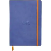 Rhodia gebonden boek A5 gelinieerd 80 vel blauw