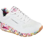 SKECHERS Sneakers laag 'Uno-Loving Love' blauw / geel / rood / natuurwit