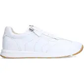 No Stress Witte leren sneakers met rits | Maat 38