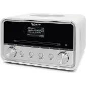 Technisat DIGITRADIO 586 - DAB+ Hybride Radio - CD-speler Bluetooth Spotify - Wit/Zilver