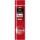 Pentel Potloodstift Pentel 0.5mm rood koker à 20 stuks | 10 stuks