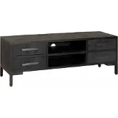 Tower Living Ziano TV stand 4 drws - 145x45x50 (Zwart, 145x50x45cm)