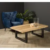 Tower Living Urbania Tree-trunk coffee table 135x75 - top 4 (Naturel, 135x75x40cm)