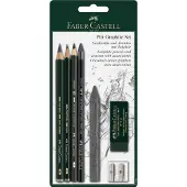 Ginza.se grafietpotloden set - Pitt Graphite - 7-delig op blister - FC-112997