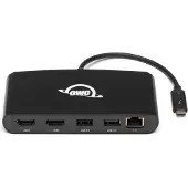 OWC Mini Dock Thunderbolt 3 - - HDMI 2.0 - Ethernet Gigabit - 40 Gbit/s - Aluminium