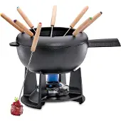 Spring Fondue set, Fondue Set, Zwart, Grijs