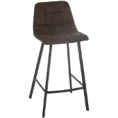 J-Line Bar chair kent metal/polyester brown