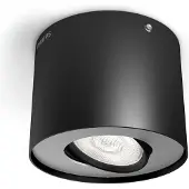 Philips Phase Opbouwlamp LED LED vast ingebouwd 4.5 W Warmwit Zwart