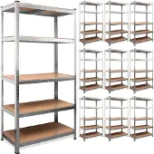Deuba Zwaarlast plankenset van 10 180x90x40cm gegalvaniseerd 875kg
