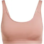 Adidas Dames All Me Essentials Lichte Ondersteuning Beha Warm Clay