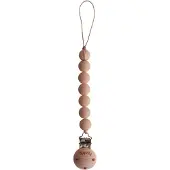 Mushie Halo Speenkoord Pale Taupe