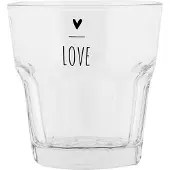 Clayre & Eef Waterglas 200 ml Transparant Glas