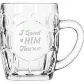 Libbey Gegraveerde bierpul 55cl I loved him first