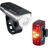 Sigma Aura 60 USB Fietsverlichting Set - 60 Lux + INFINITY USB achterlicht