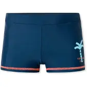 Schiesser Zwembroek ' Aqua Kids Boy ' nachtblauw / aqua