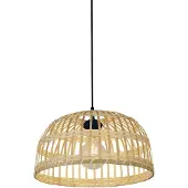 Searchlight Ø 40cm hanglamp Bali zwart met bruin