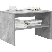 vidaXL Tv-meubel 60x40x40 cm bewerkt hout betongrijs