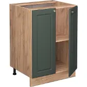 Vicco Fame-Line Keukenonderkast – 60 cm, WB Antraciet Groen-Goud Landhuis