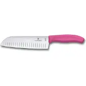 Victorinox Zwitsers Classic Santoku Mes - 17 cm, Roze