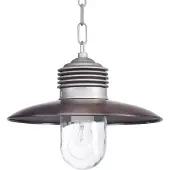 Ks Verlichting Veranda Hanglamp Ampere Met Aluminium Koelhuis Kap Rood