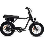 RED6 GHOST - Elektrische Fiets - 250 Watt Motor - Fatbike - Duo Zit - Zwart