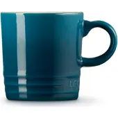Le Creuset 6 aardewerken espressokopjes Deep Teal 0,1l