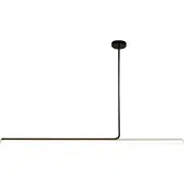 Toolight Led App1660-Cp Hanglamp Zwart 140,5X3X88Cm