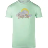 Koko Noko T-shirt mintgroen Jongens Stretchkatoen Ronde hals Printopdruk - maat 104