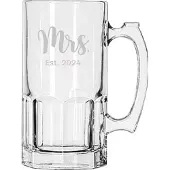 Libbey Gegraveerde bierpul 1ltr Mrs. Est. 2024