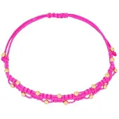 Yehwang armbandje - fuchsia rose - Verkleurt niet - Goudlief.nl