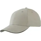Myrtle beach Volwassenen Unisex Licht Geborsteld Broodjesdop (Beige/Zwart)